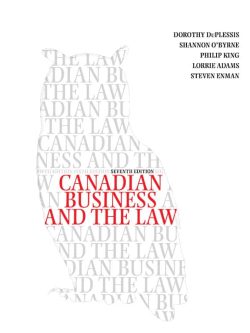 Canadian Business and the Law (7th Edition) – eBook PDF