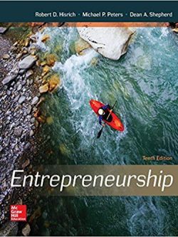 Robert Hisrich’s Entrepreneurship (10th Edition) – (Irwin Management) – eBook PDF