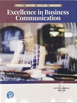 Excellence in Business Communication (6th Canadian Edition) – eBook PDF