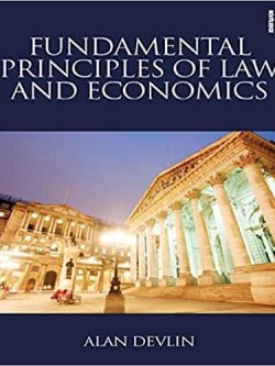 Fundamental Principles of Law and Economics – eBook PDF