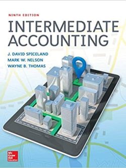 Intermediate Accounting (9th Edition) – Spiceland/Nelson/Thomas – eBook PDF