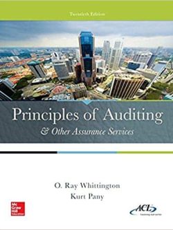 Principles of Auditing & Other Assurance Services (20th Edition) – eBook PDF