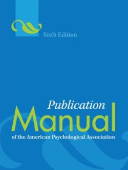 Publication Manual of the American Psychological Association (6th Edition) – eBook PDF